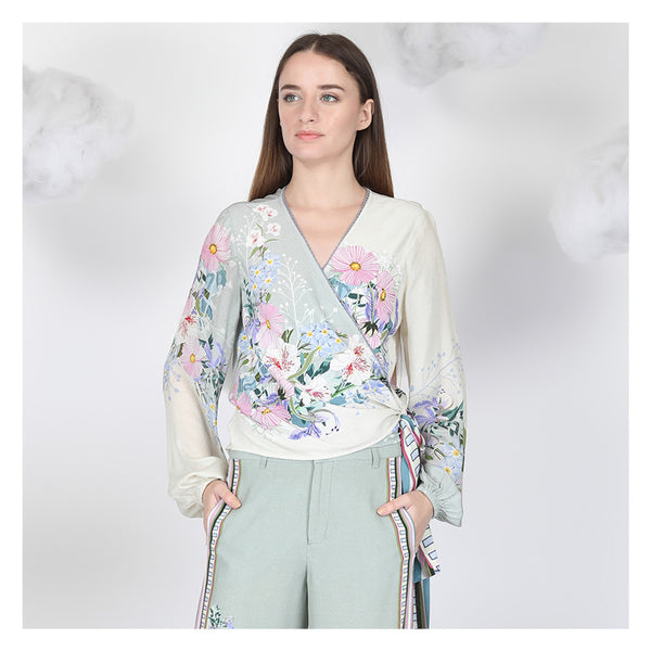 MARGET WRAP TOP