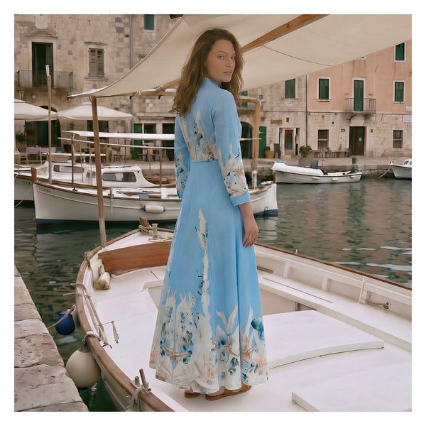 FRAGRANCE SHIRT DRESS WITH CAMY