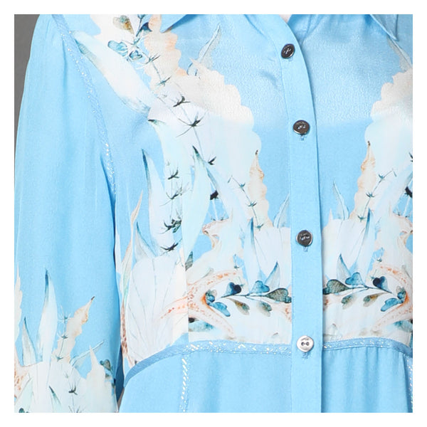 FRAGRANCE SHIRT DRESS WITH CAMY