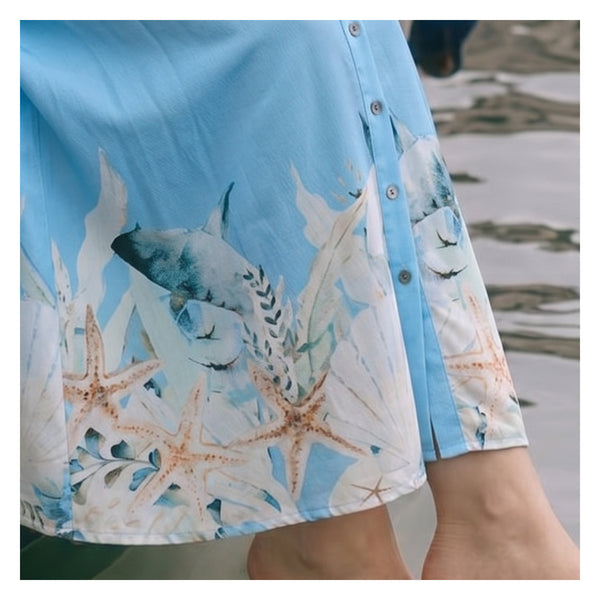 FRAGRANCE SHIRT DRESS WITH CAMY