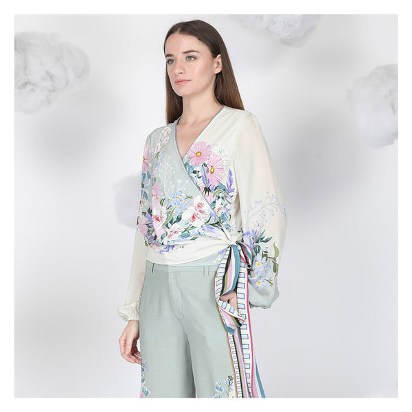 MARGET WRAP TOP