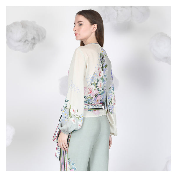 MARGET WRAP TOP