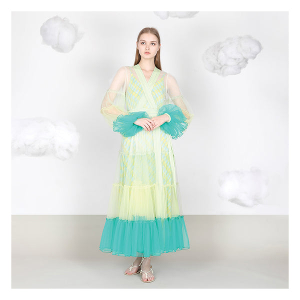 SUVENIA WRAP DRESS WITH CAMY