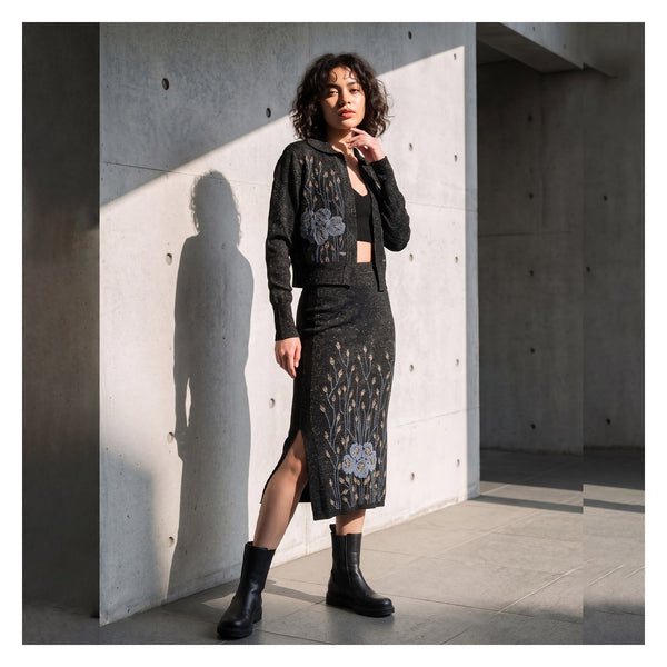 FREESIA KNITTED SKIRT