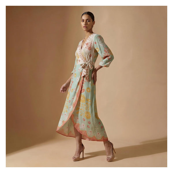 SAFREEN WRAP DRESS