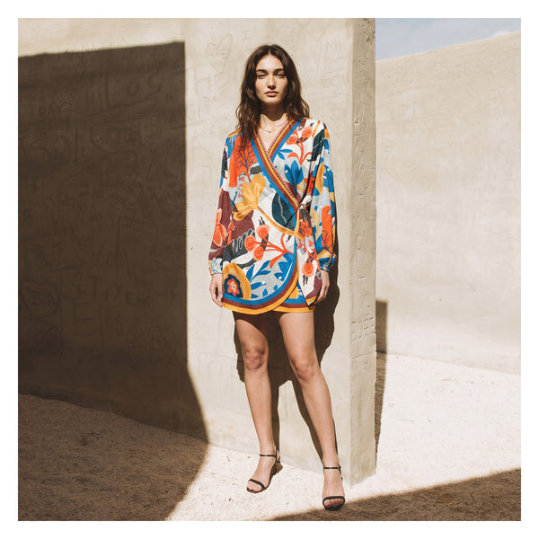 GRISHA WRAP DRESS