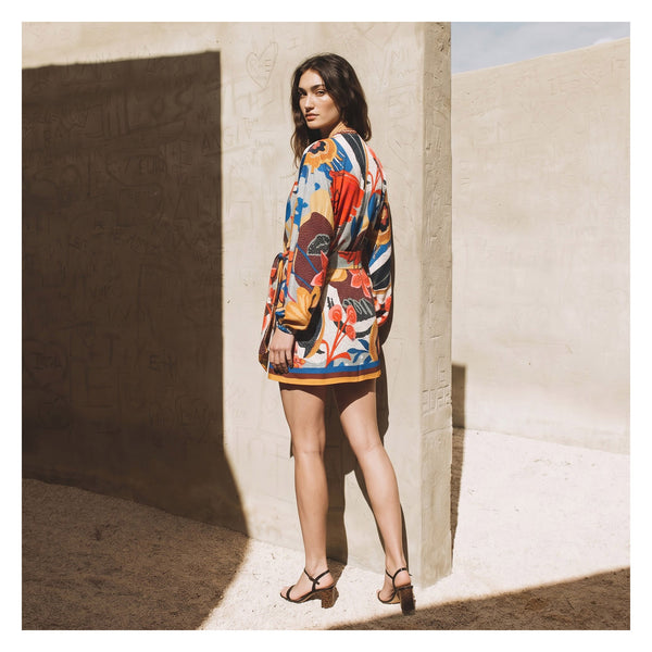 GRISHA WRAP DRESS