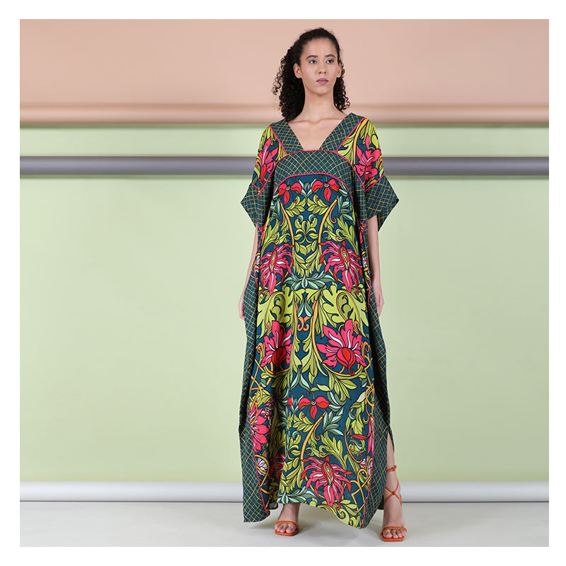 One Shoulder High/low Kaftan Dress PDF Sewing Pattern - Etsy